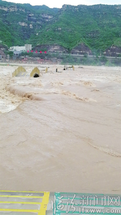 吉縣壺口景區(qū):積極防汛抗洪 保障游客安全
