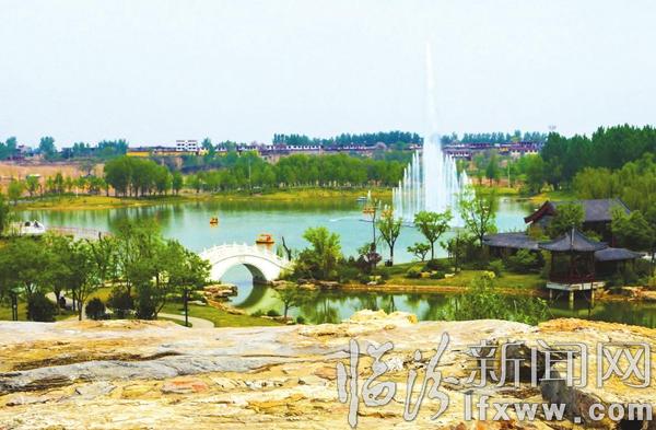 臨汾澇洰河公園:風(fēng)景優(yōu)美 市民休閑娛樂(lè)好去處